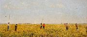 Thomas Eakins Pushing for Rail France oil painting artist